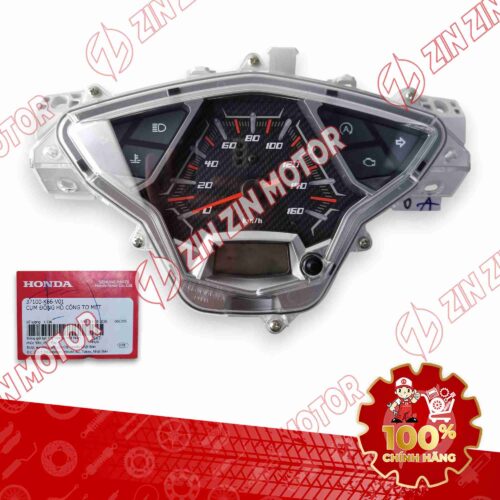 Alternative view of ĐỒNG HỒ CÔNG TƠ MÉT AIR BLADE (AB) 125 2016 2017 VẠCH ĐỎ KHÓA CHÌA 37100K66V01 CHÍNH HÃNG