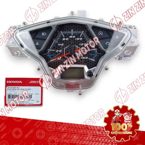 Alternative view of ĐỒNG HỒ CÔNG TƠ MÉT AIR BLADE (AB) 125 2018 2019 VẠCH XANH PHIÊN BẢN KHÓA CƠ 37100K66VE1 CHÍNH HÃNG
