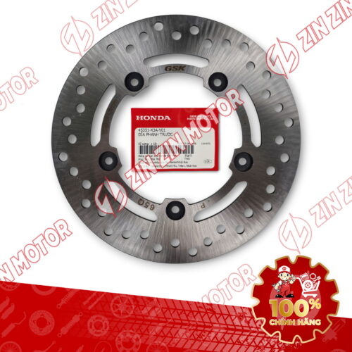 Alternative view of ĐĨA THẮNG TRƯỚC AIR BLADE (AB) 125/160 2026 (BẢN PHANH CBS) (PHIÊN BẢN ĐẶC BIỆT) 45351K3AV01 CHÍNH HÃNG
