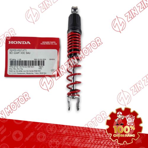 Alternative view of GIẢM XÓC, PHUỘC SAU AIR BLADE (AB) 125/160 2026 MÀU ĐỎ 52400K2ZV71 CHÍNH HÃNG